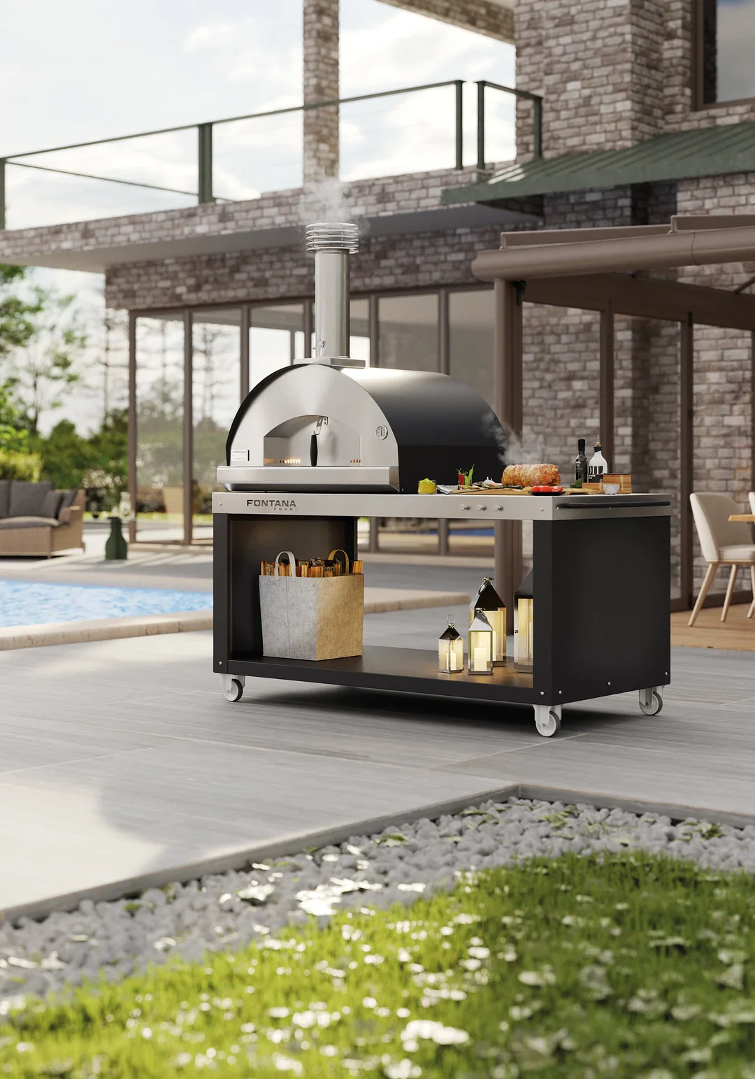 FIRENZE Hybrid Gas & Wood Oven - New Gen Mangiafuoco - Image 16