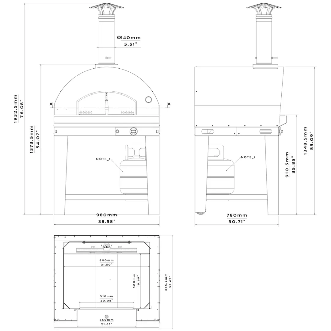 Mangiafuoco Gas Countertop Pizza Oven - Image 15