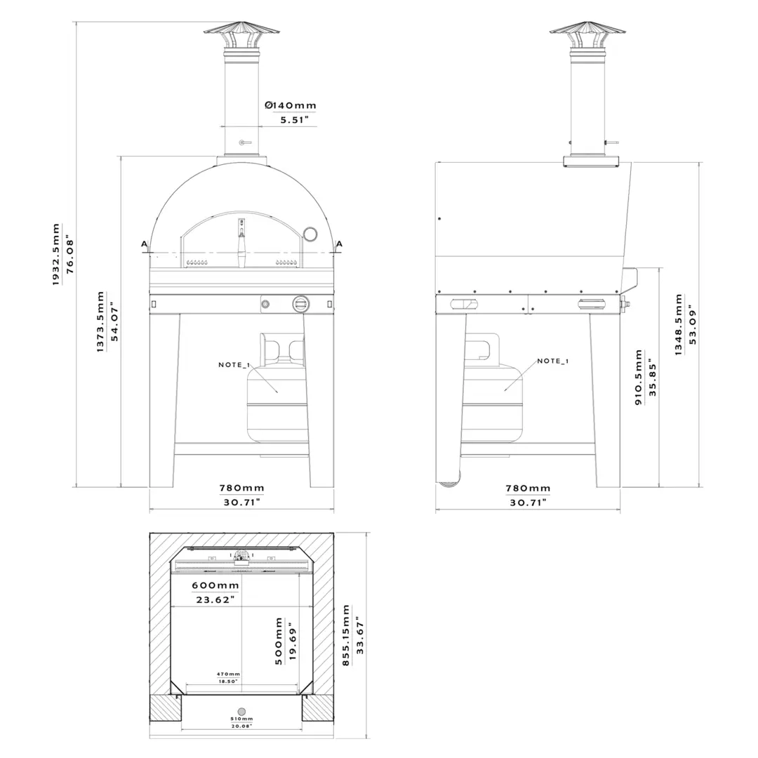Margherita Gas Countertop Pizza Oven - Image 16