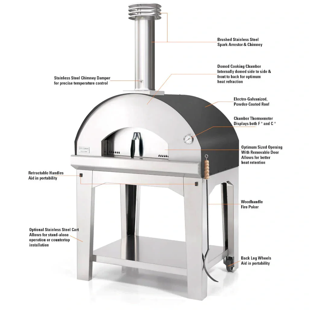 Mangiafuoco Wood Countertop Pizza Oven - Image 3