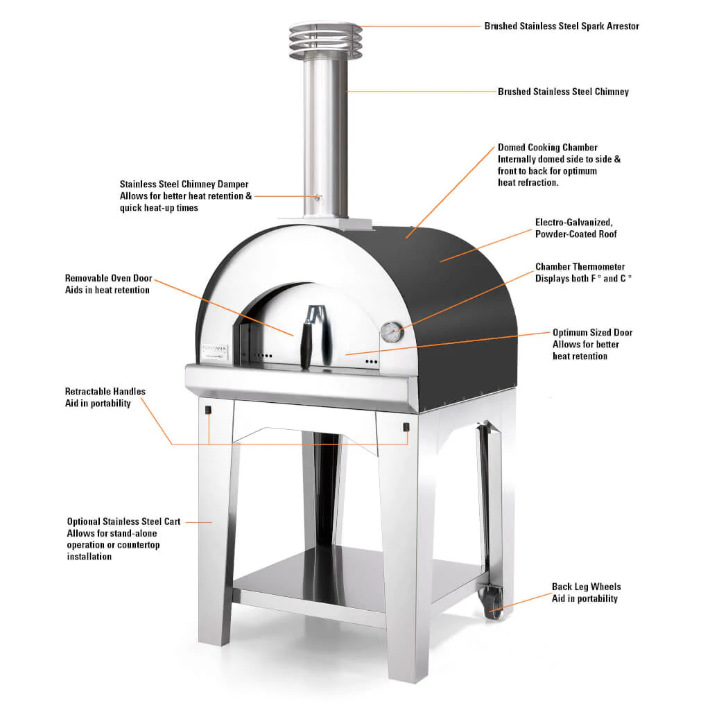 Margherita Wood Countertop Pizza Oven - Image 3