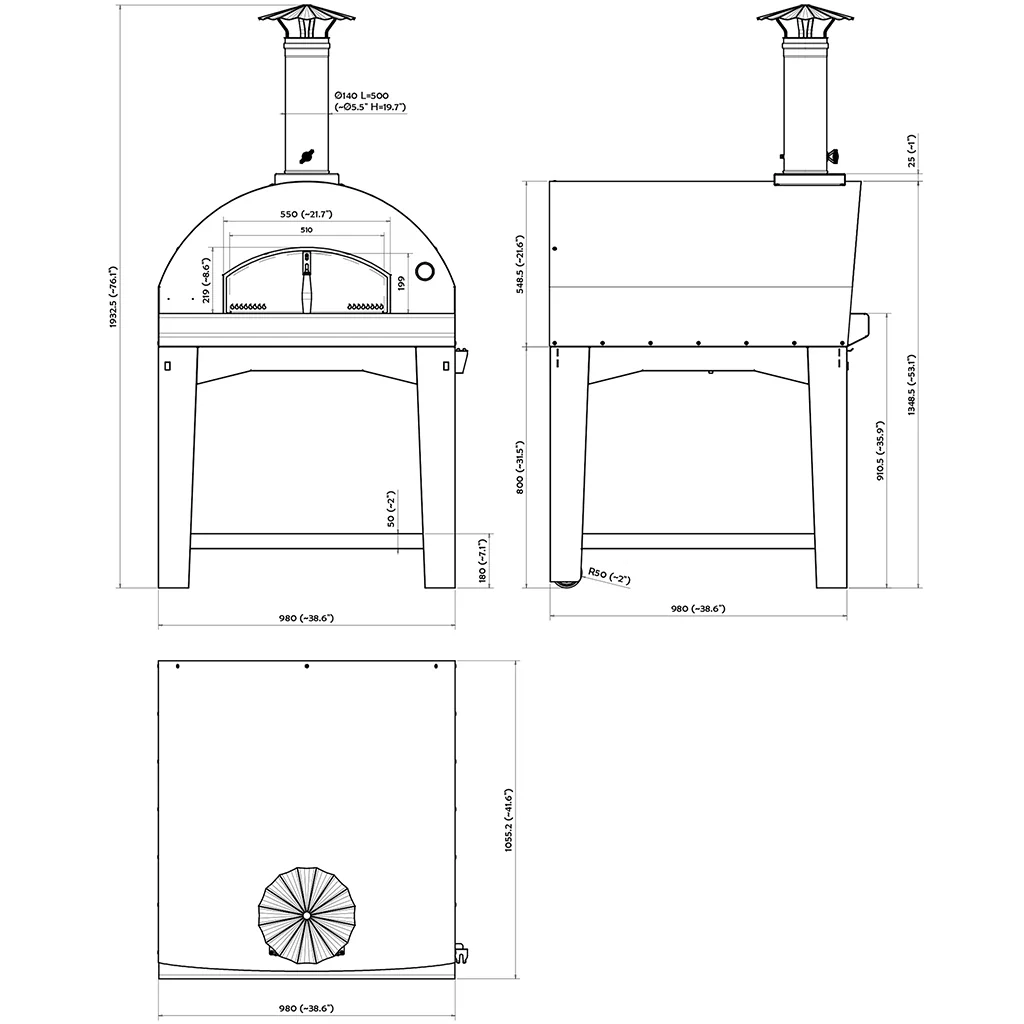 Marinara Wood-Fired Countertop Pizza Oven - Image 18